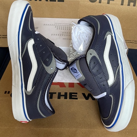 Vans WMNS Rowley Navy/White skate sneakers - Picture 12 of 16
